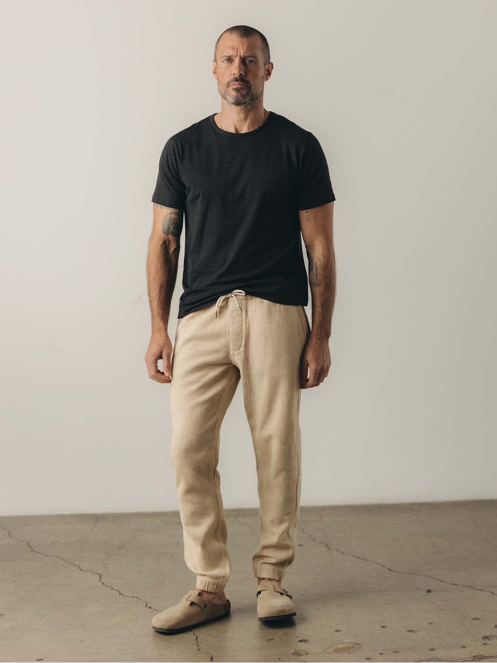 TAYLOR STITCH- The Après Pant Natural Sashiko Size XS